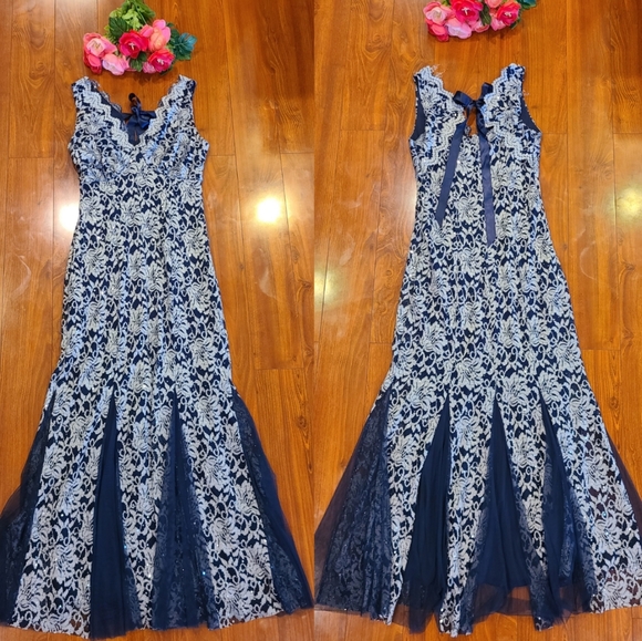 Candalite Mermaid Formal Dress Small - Picture 3 of 8